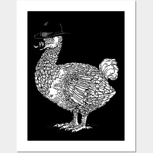 Dodo Bird With A Hat Posters and Art